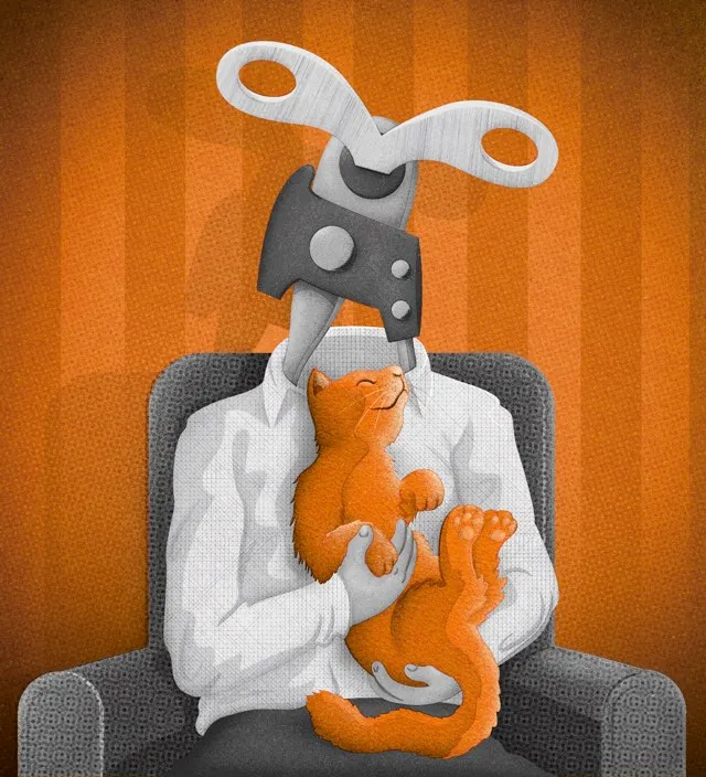 Does my cat only like me for the food? © Dan Bright