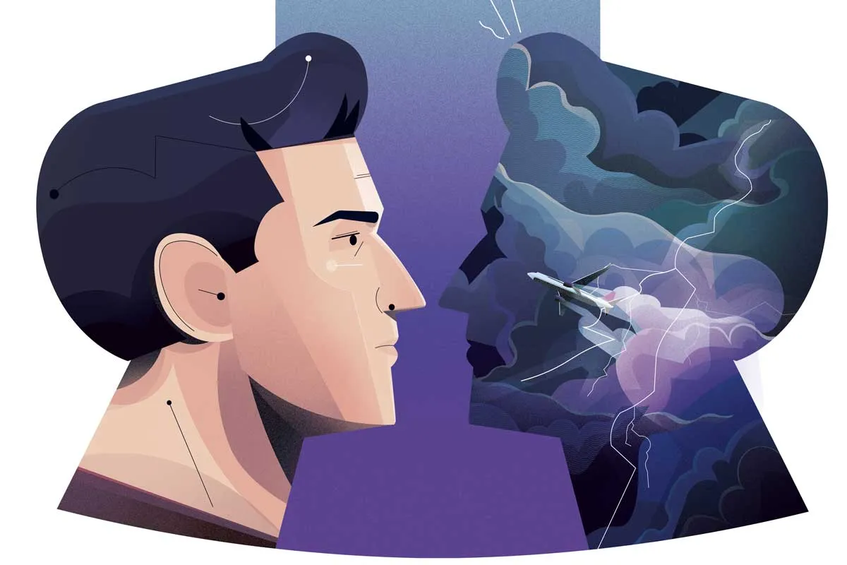 Man fronting fears Man fronting fears