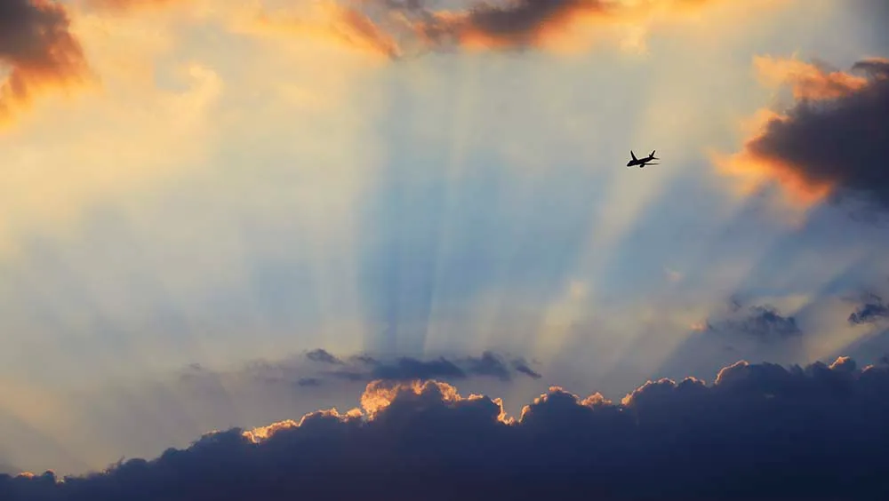 Sunbeams, or crepuscular rays, over London © Getty Images