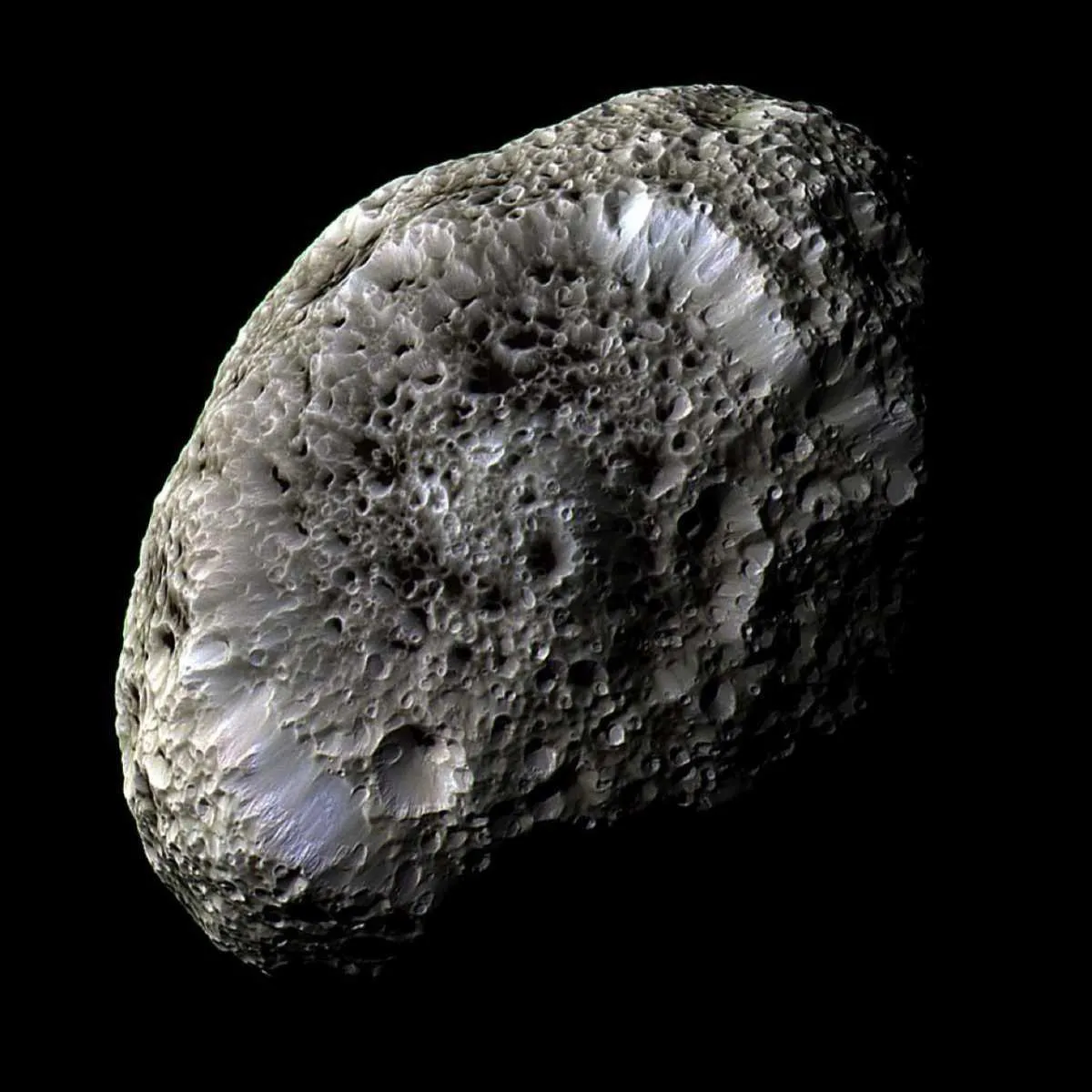 Saturn moon Hyperion © NASA